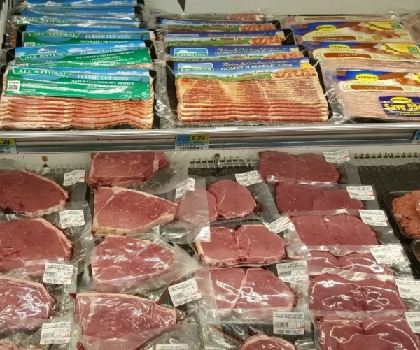 Meats in deli section